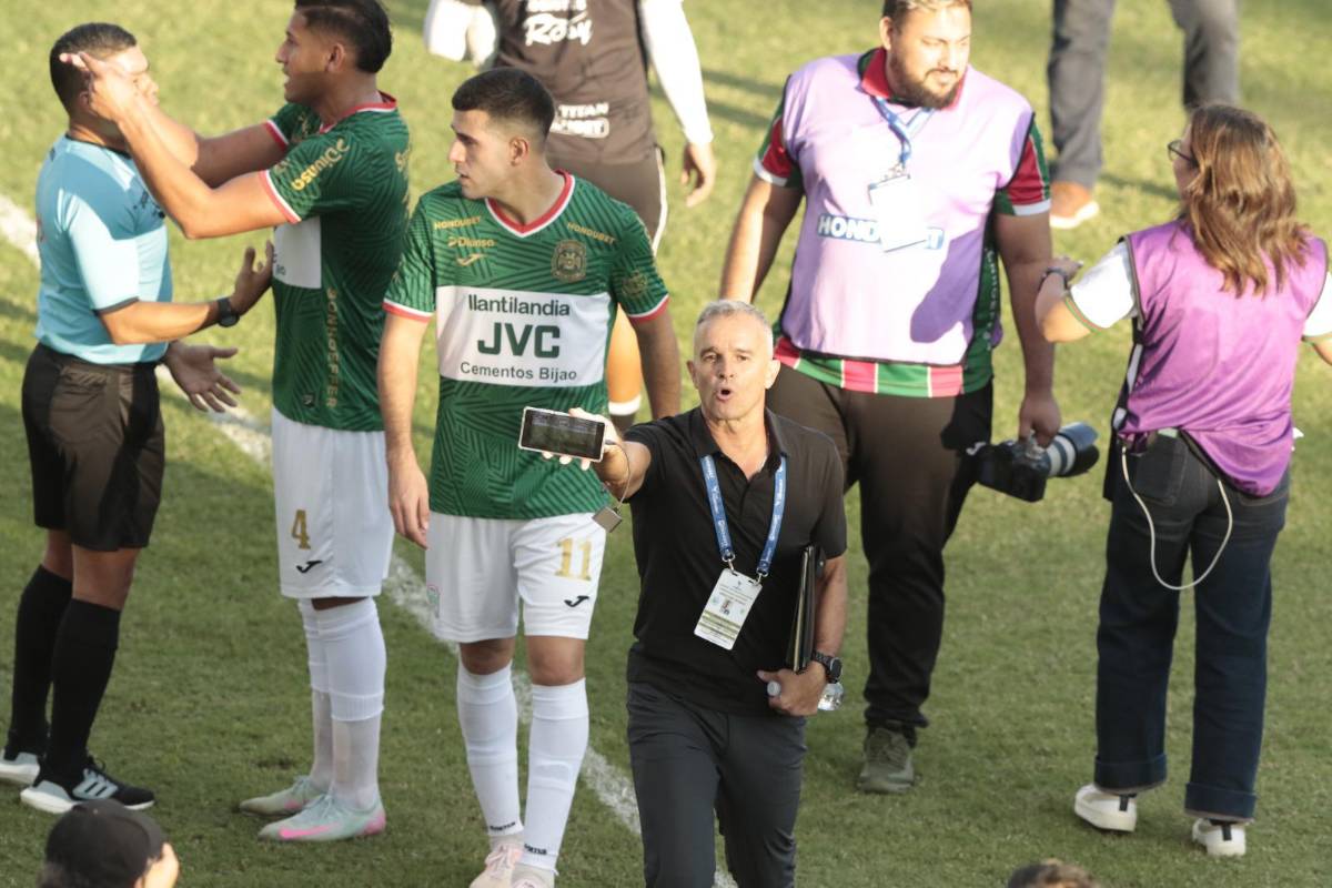 Enfado de Marathón por errores vs Real España, polémicas y Lavallén enloquece