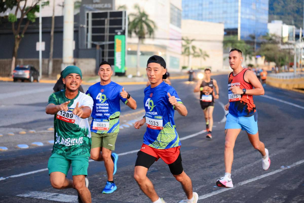 Más de 10,000 personas corren la Maratón LA PRENSA 2025