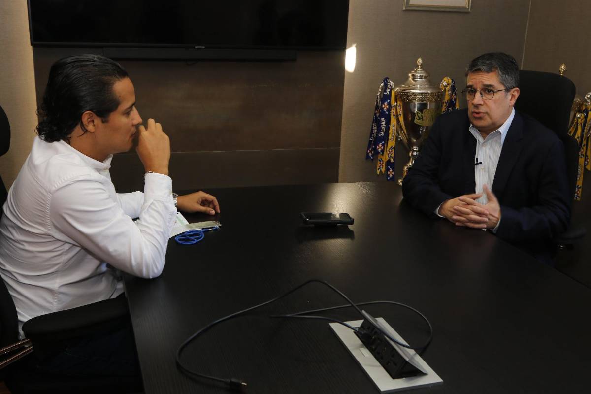 Rafael Villeda en entrevista con el periodista de Diario LA PRENSA, Victor Bustillo.