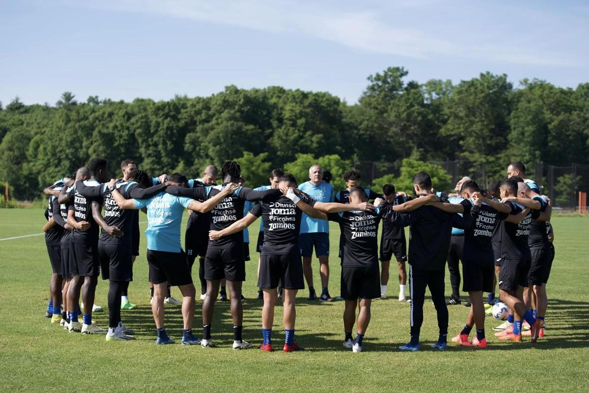 La Selección de Honduras quedó lista para afrontar el amistoso contra Ecuador.