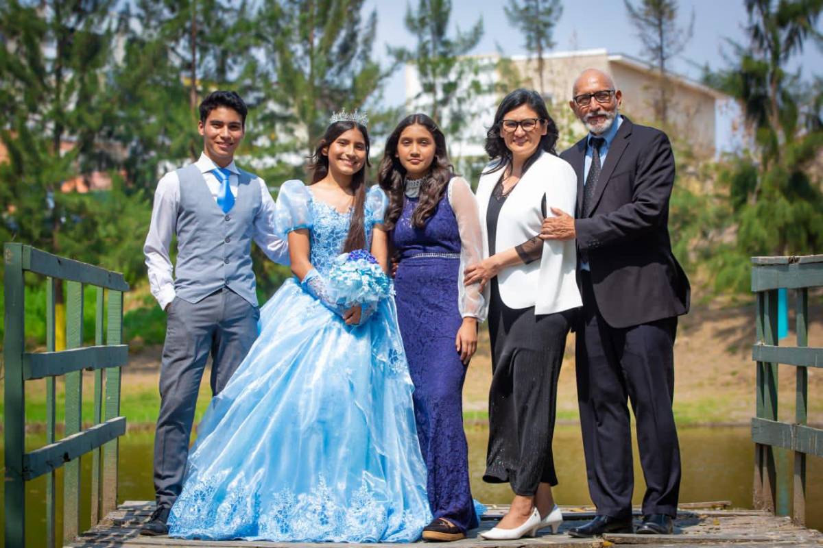 Martha Madai Matute Martínez vivió un día inolvidable al lado de su familia.