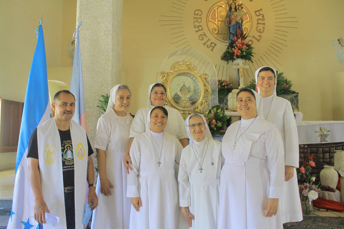 La Virgen de Suyapa está de visita en la Diócesis de SPS