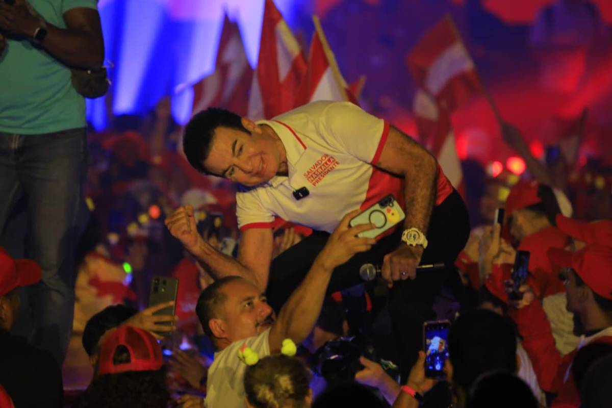 Fotos del cierre de campaña de Contreras y Nasralla en SPS