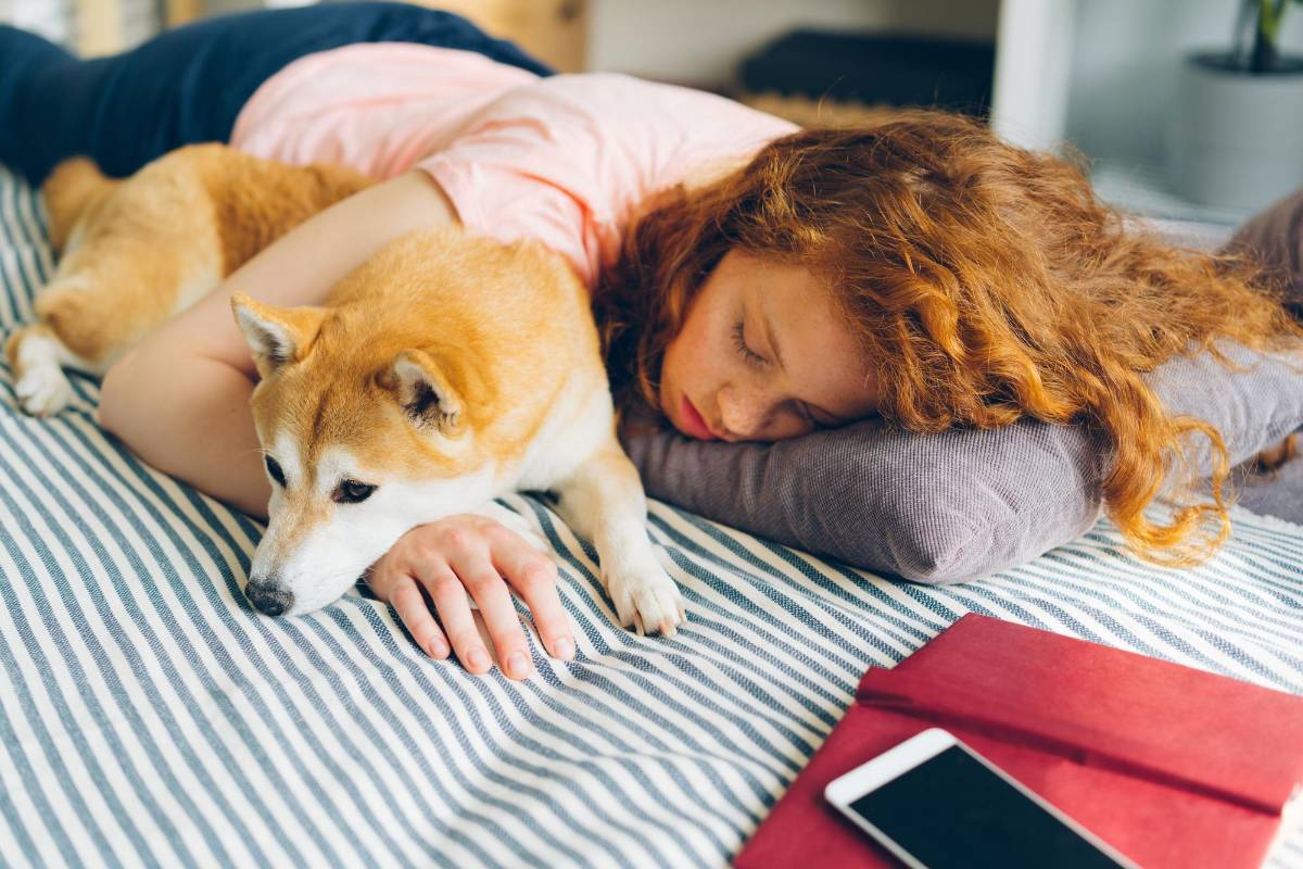 Riesgos y beneficios para los humanos de dormir con las mascotas