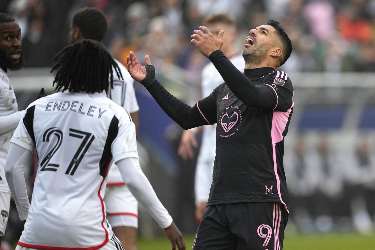 Luis Suárez disputó su segundo partido como jugador del Inter Miami.