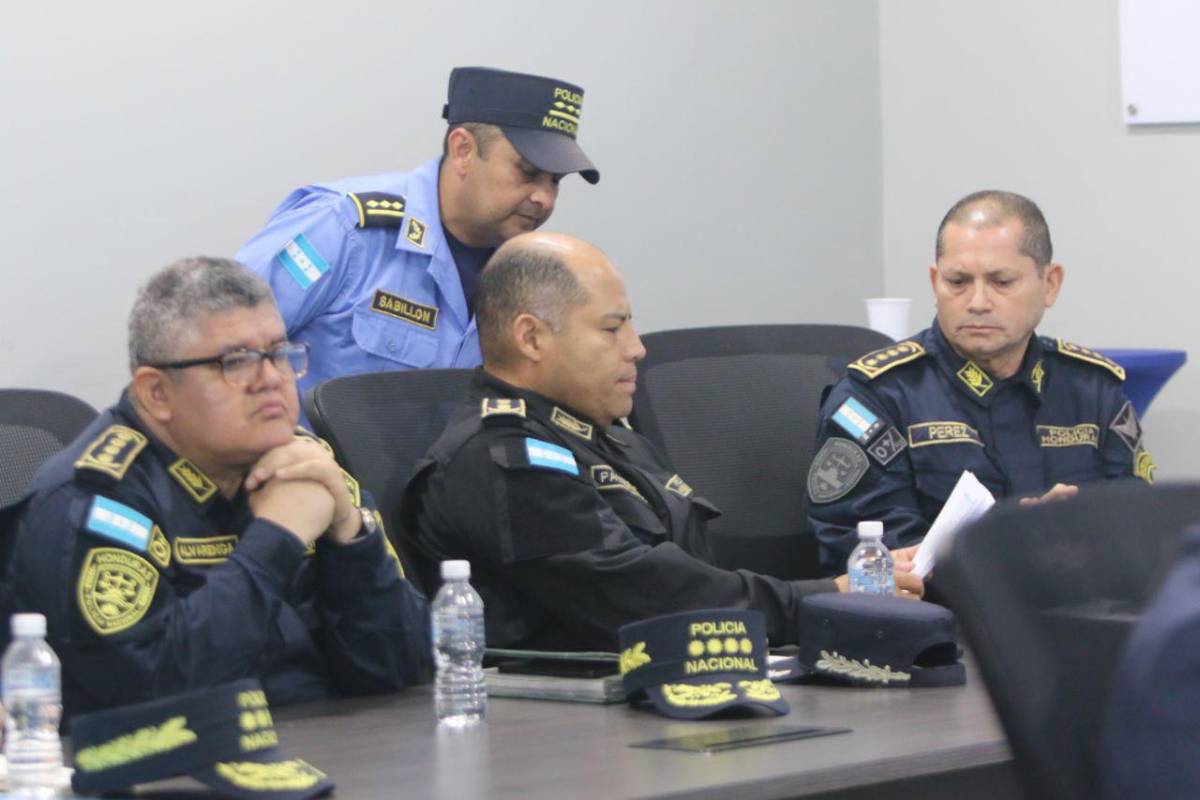 Estos son los oficiales en cargos estratégicos de la Policía Nacional