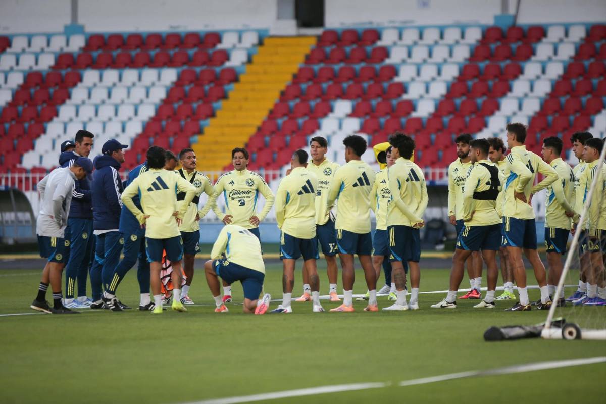 América entrenó en el Nacional: con exBarcelona y duda antes de jugar vs Olimpia