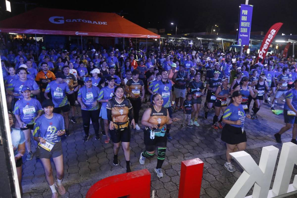 Más de 10,000 personas corren la Maratón LA PRENSA 2025