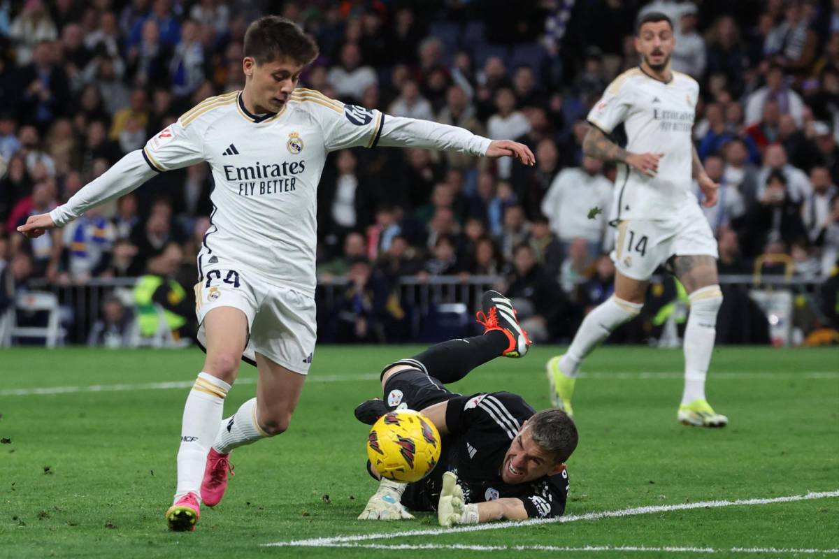 Arda Güler sentenció la goleada del Real Madrid al Celta con su primer gol en la Liga Española.