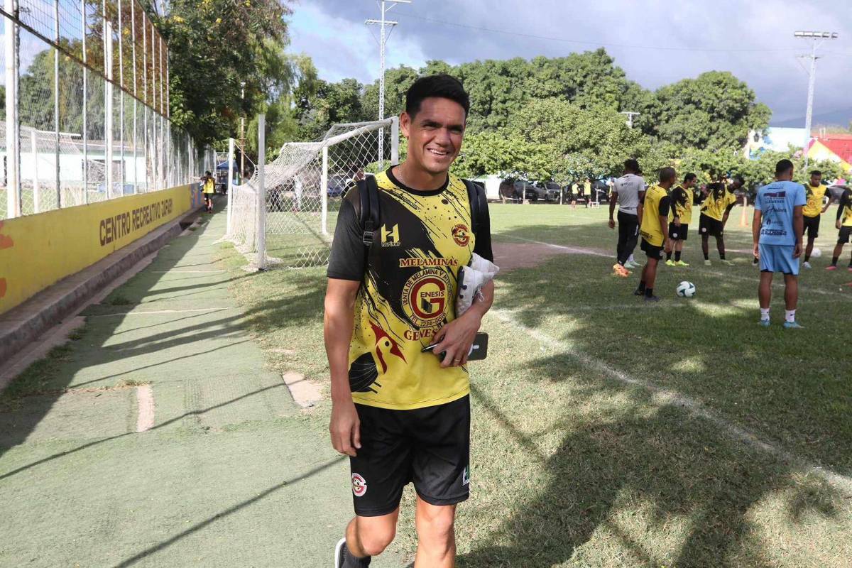 Roberto Moreira es uno de ls goleadores en el actual torneo Apertura 2023 de la Liga Nacional de Honduras.