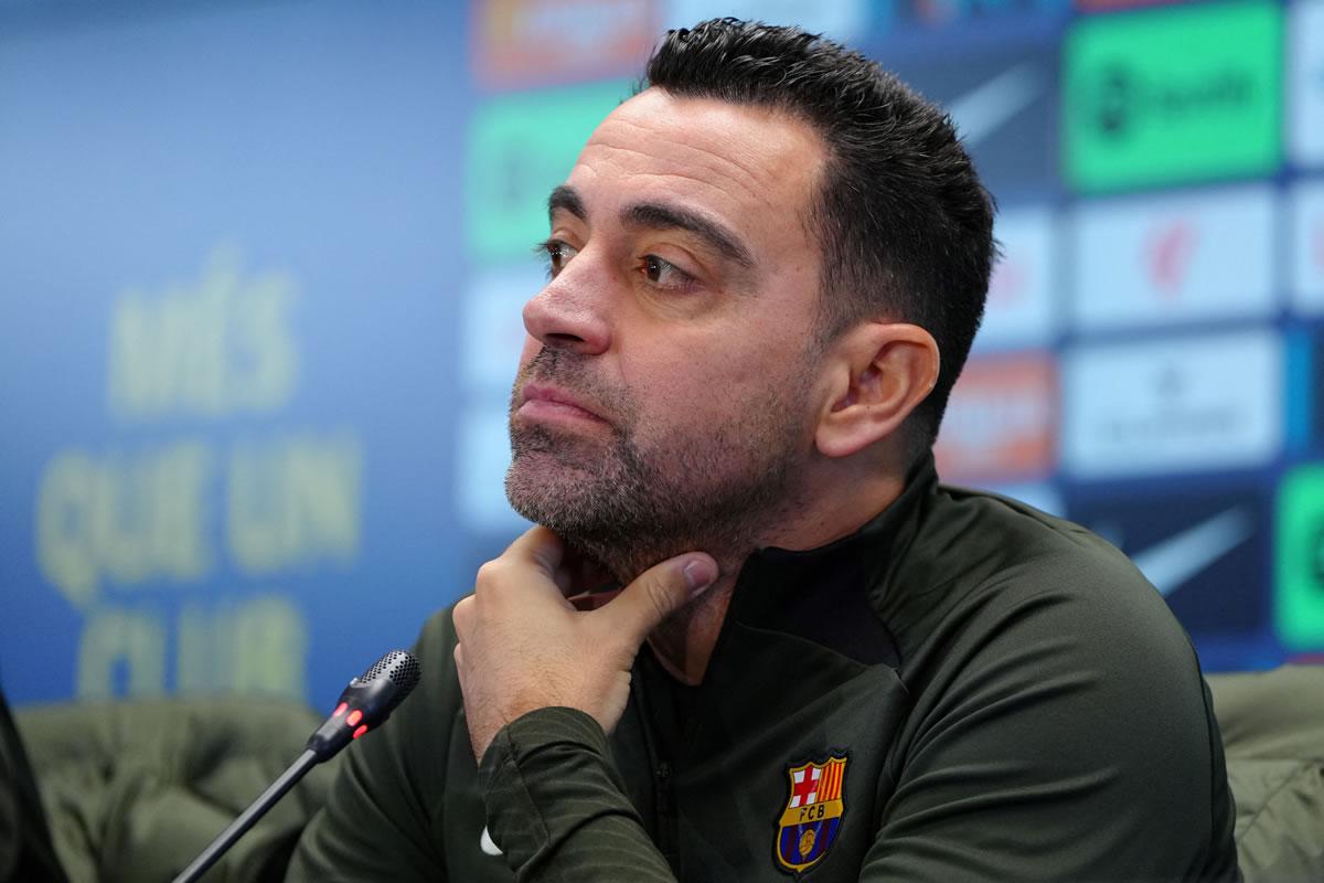 Xavi Hernández habló en la previa del partido contra el Girona.