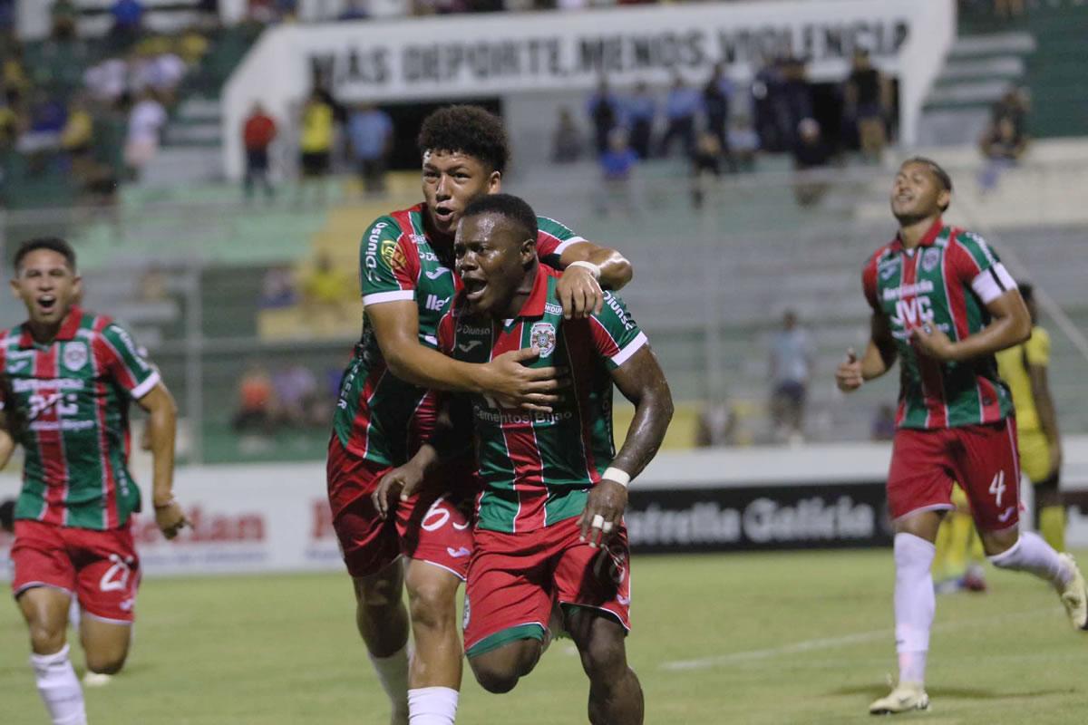 Júnior Lacayo fue el hombre clave que anotó el gol del triunfo del Marathón.