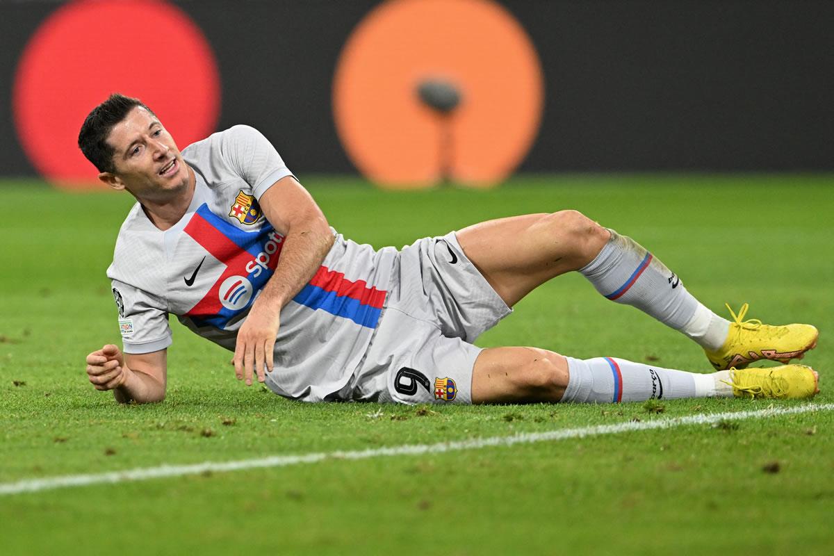 Lewandowski no tuvo un regreso feliz al Allianz Arena.