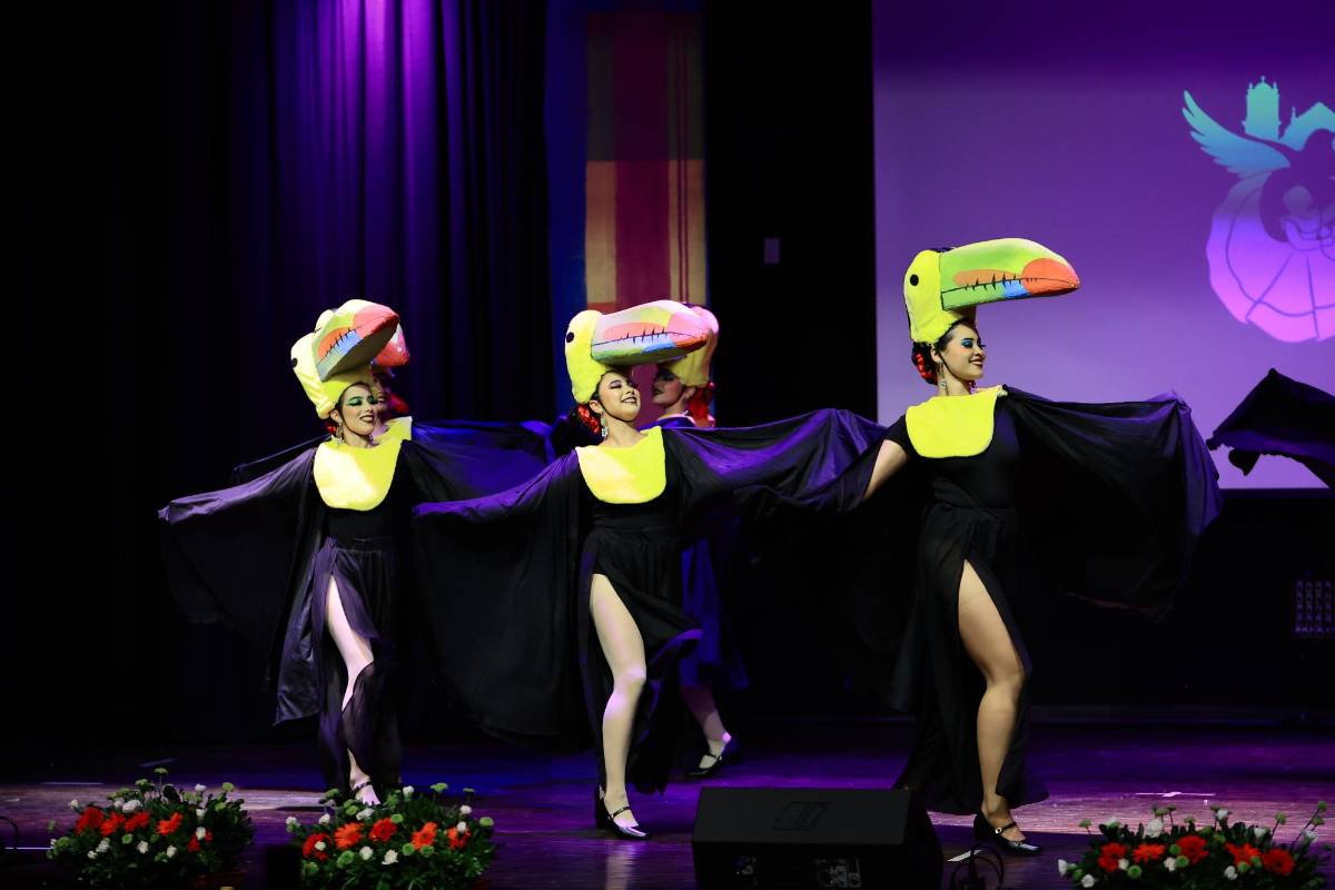 Artistas nacionales e internacionales brillan en espectacular festival folclórico
