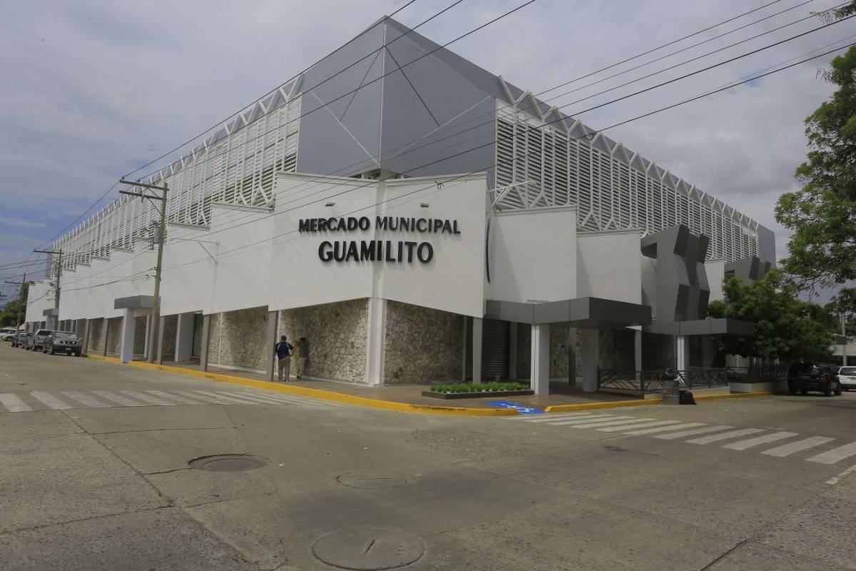 El mercado municipal Guamilito es otra de las construcciones