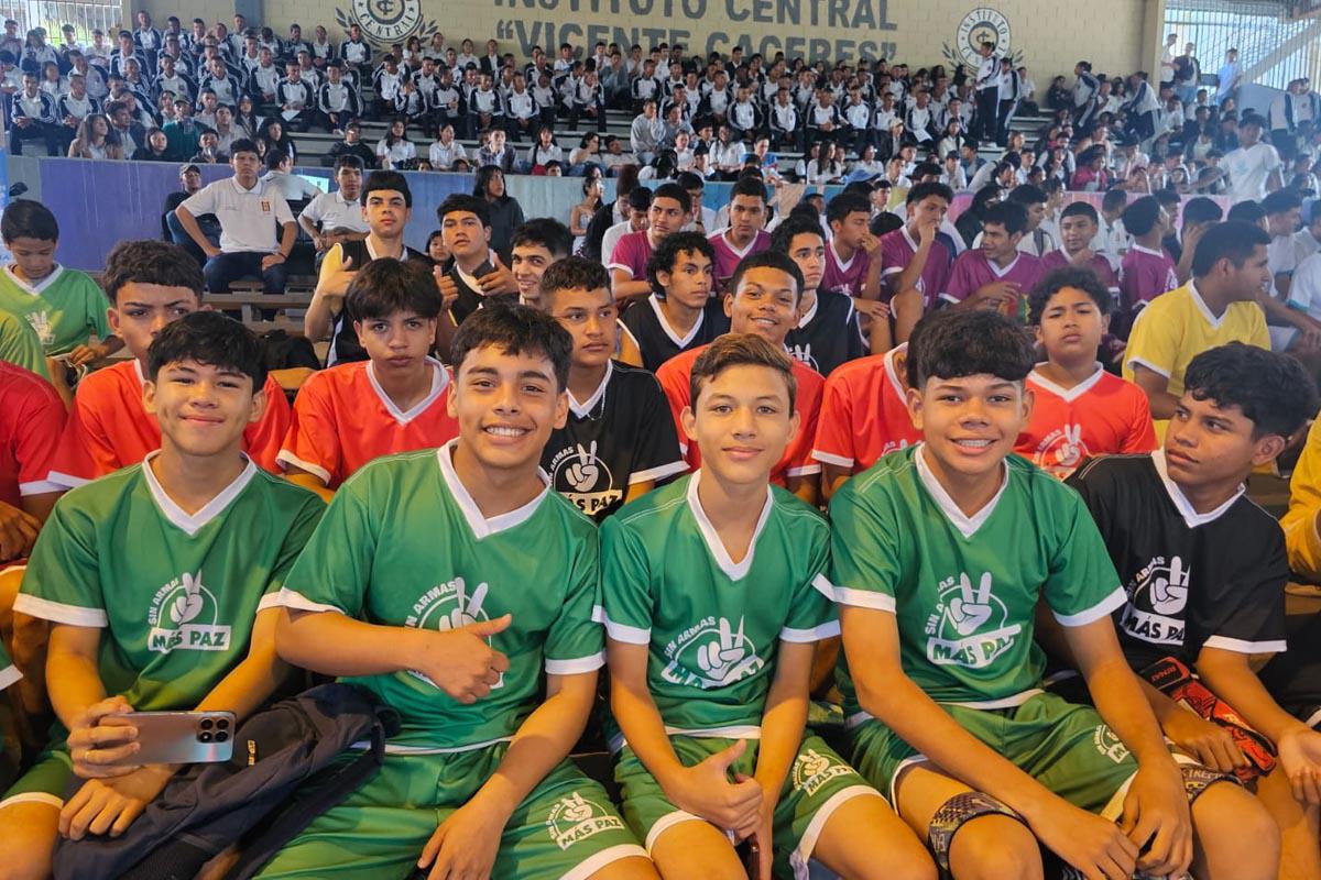 Inicia torneo deportivo “Sin Armas, Más Paz”