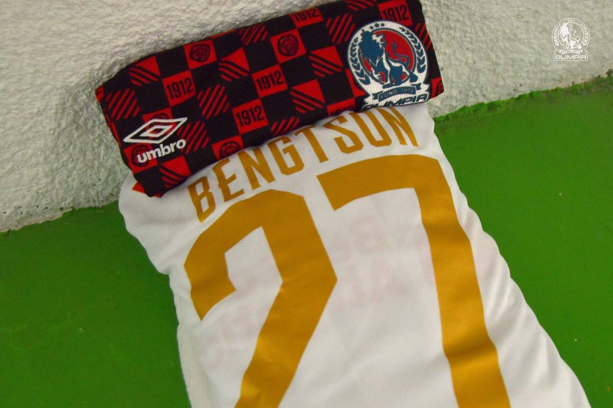 El camerino del Olimpia listo para la final.