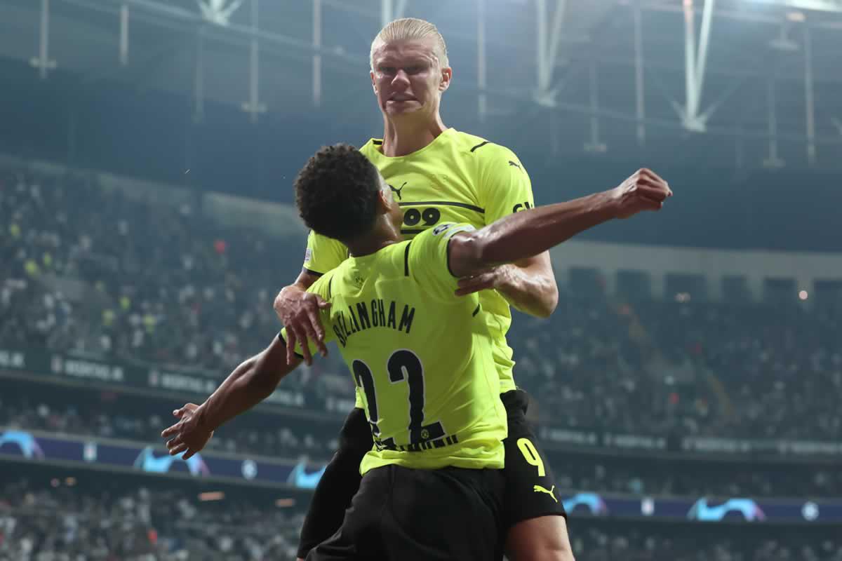 Haaland y Bellingham formaron una gran amistad en el Borussia Dortmund.