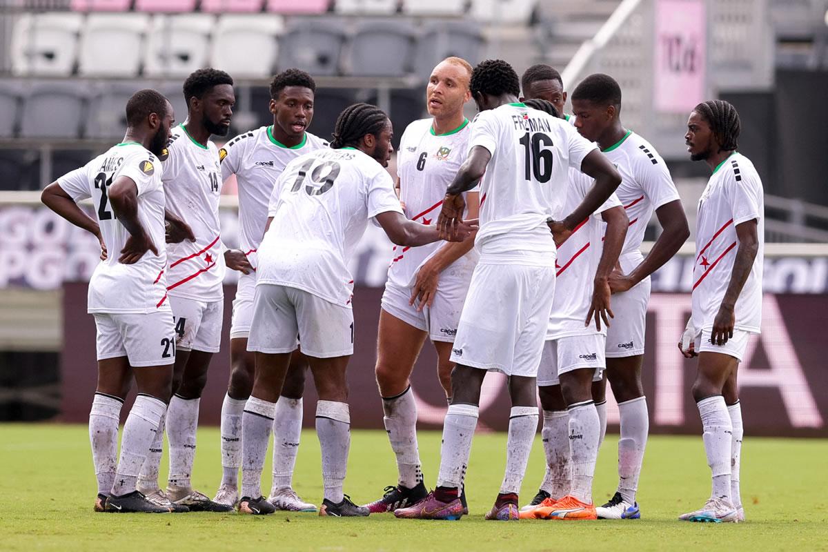 La Selección de San Cristóbal y Nieves está disputando su primera Copa Oro.