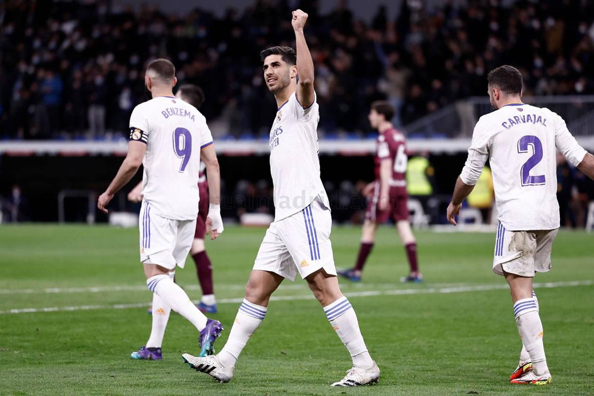 Marco Asensio selló la victoria madridista en el Bernabéu.