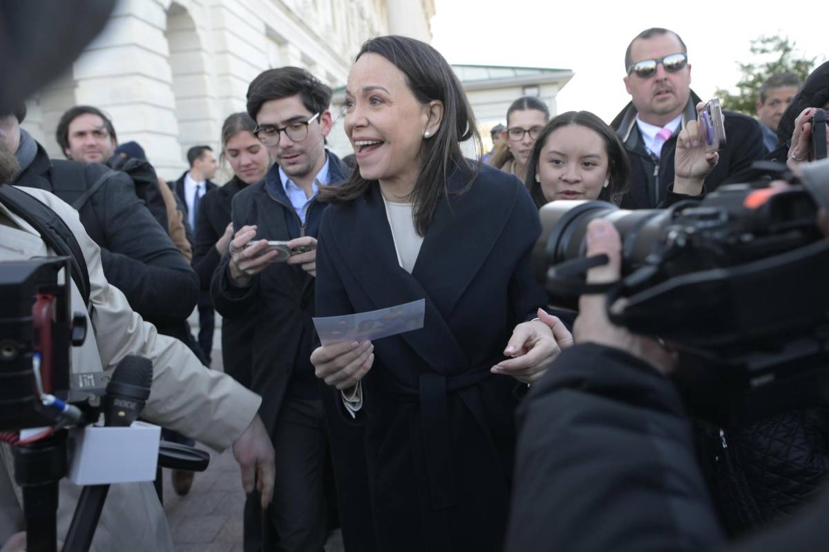 Así fue el encuentro entre María Corina Machado y Donald Trump