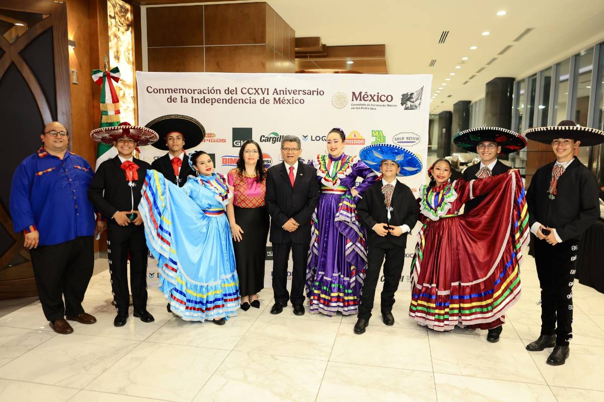 México celebra su Independencia en San Pedro Sula con música y tradición