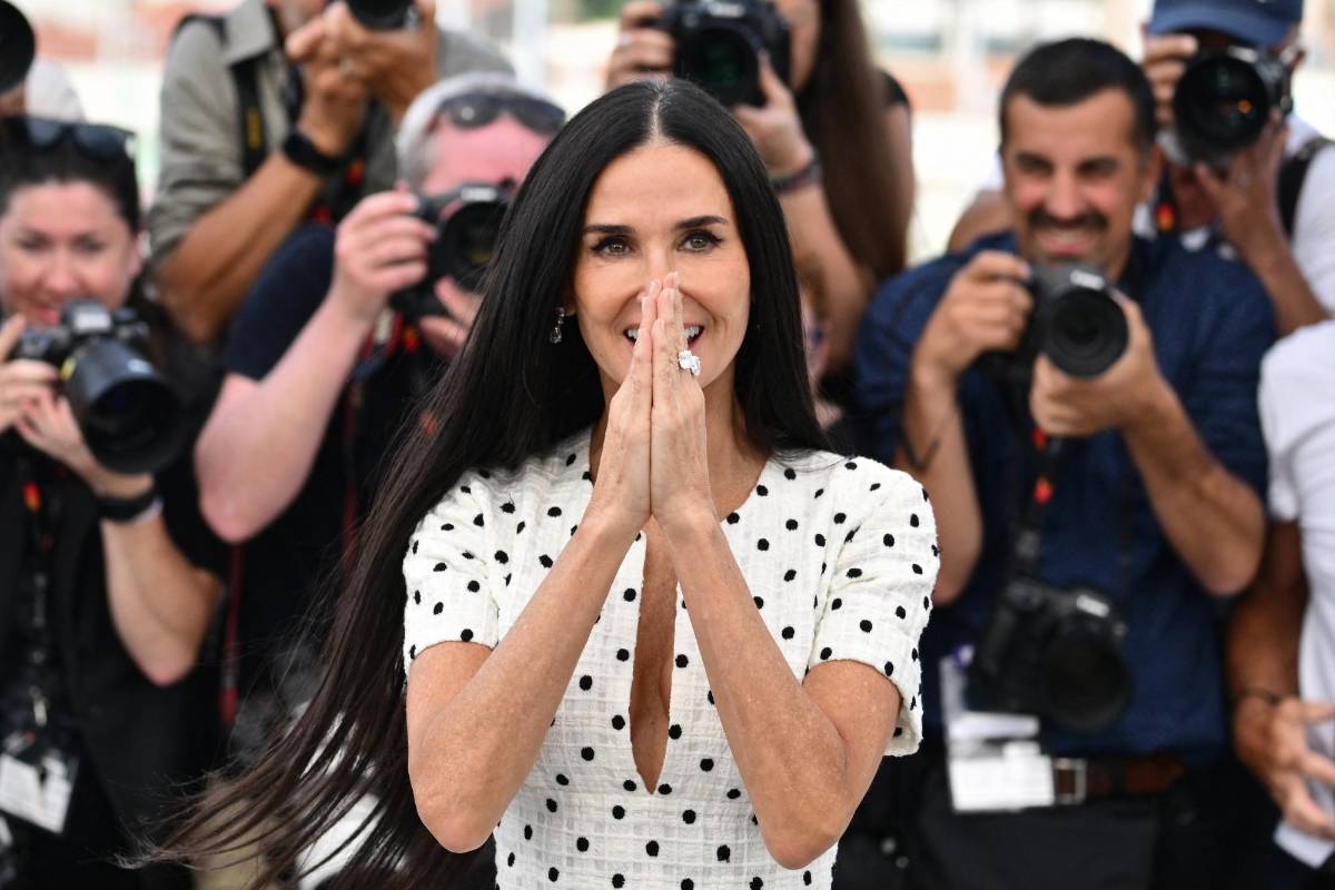 Demi Moore protagoniza un filme de horror feminista en su regreso a Cannes