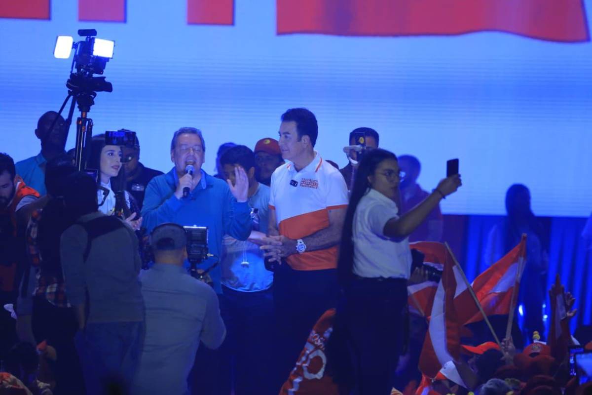 Fotos del cierre de campaña de Contreras y Nasralla en SPS