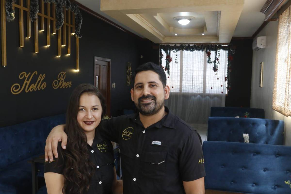 <b>Hugo Martínez y Cinthya Soza propietarios del lugar.</b>