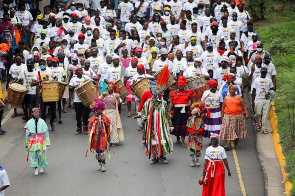 La comunidad garífuna ha realizado marchas exigiendo a las autoridades hondureñas una respuesta en el caso de la desaparición de los líderes de esa etnia.