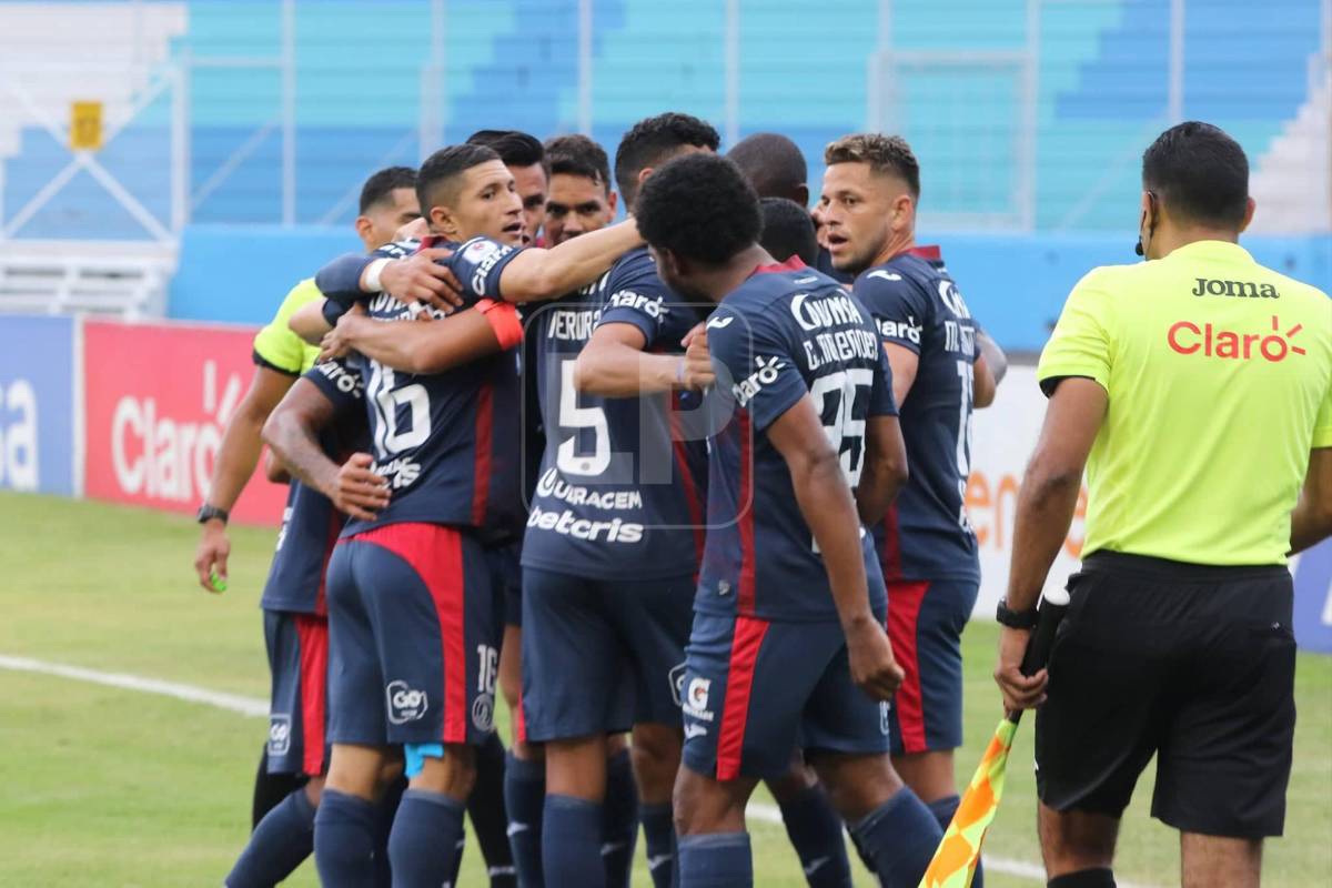 Motagua cortó la racha de cinco partidos con derrota. Foto David Romero.