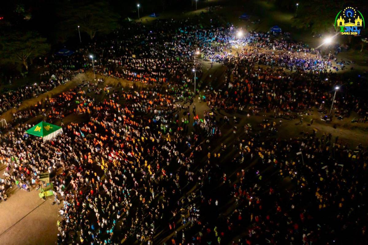 Hondureños se encuentran en la Jornada Nacional de la Juventud
