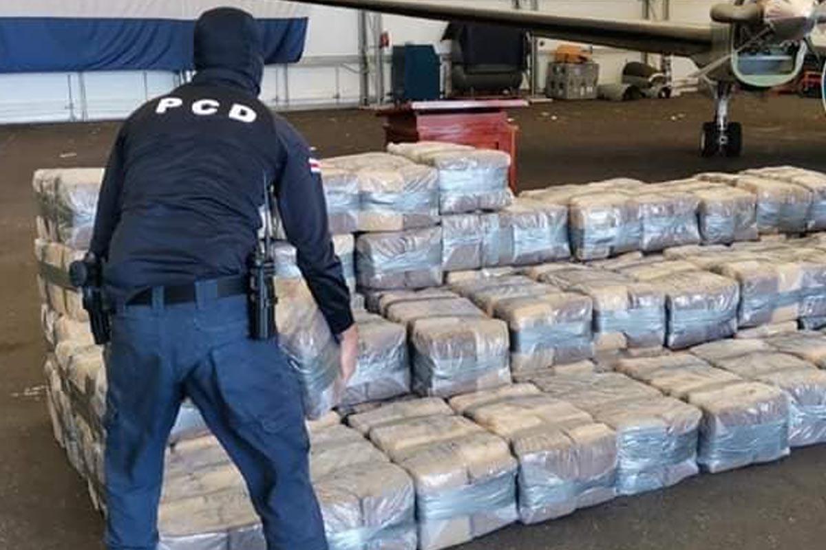 PArte de los 2.200 paquetes de cocaína.
