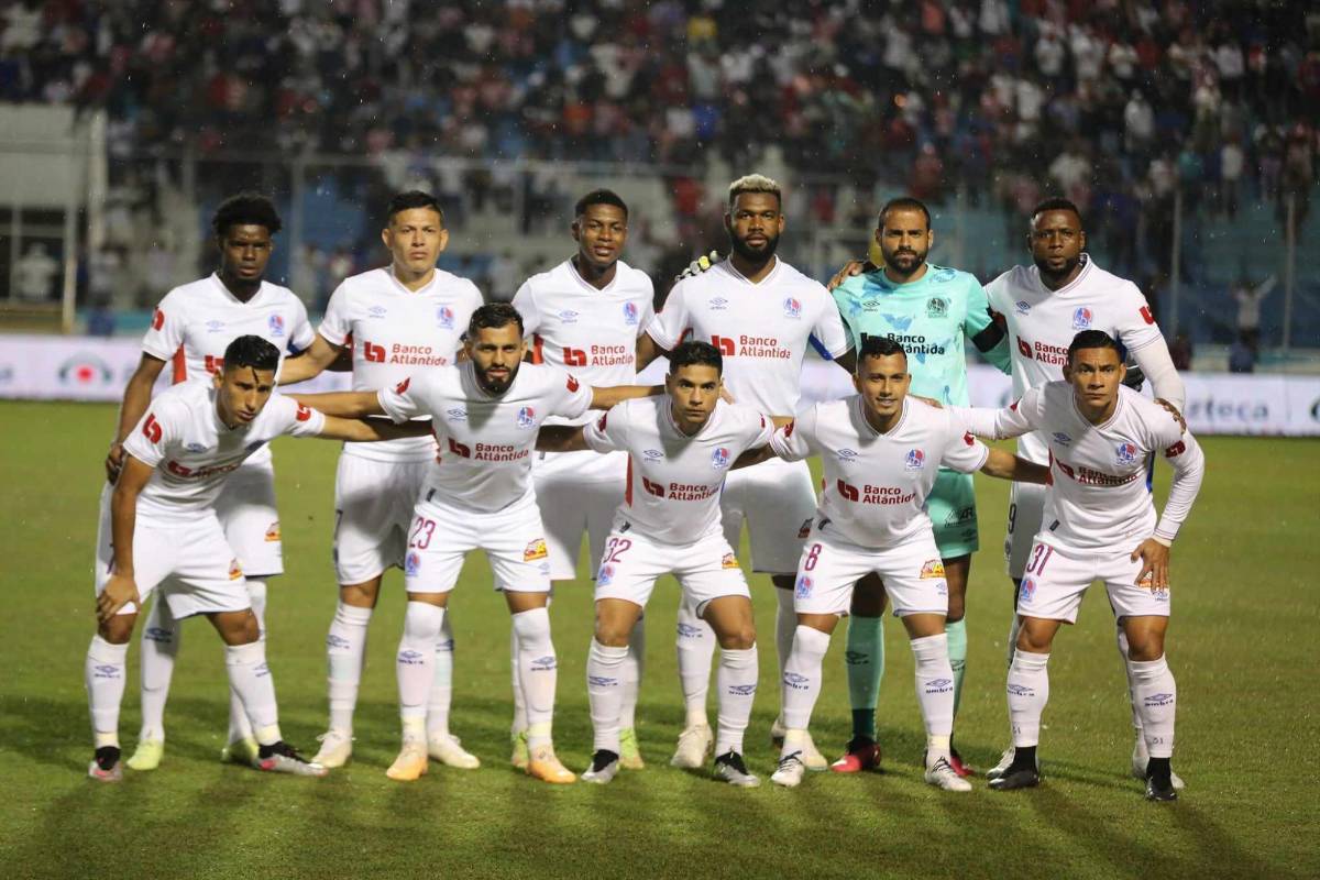 El 11 titular del Olimpia que enfrenta al Motagua.