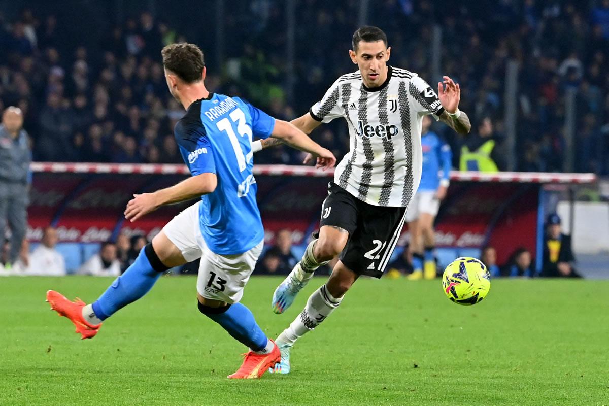 Ángel Di María fue lo mejor que presentó la Juventus en el partido.