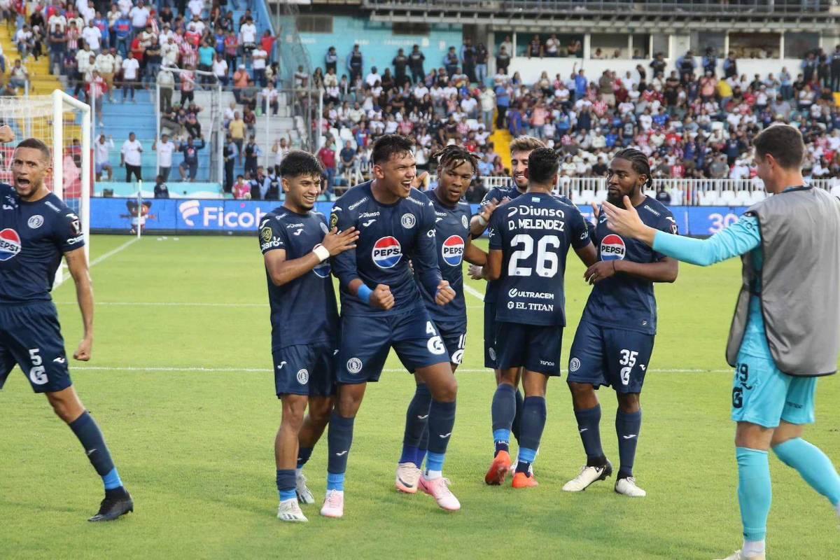 Luis Vega fue el anotador del gol de Motagua ante Olimpia.