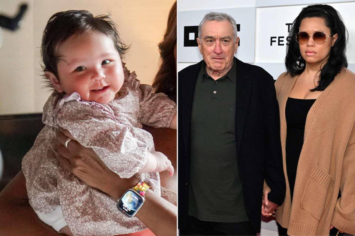 Gia cumplirá un año el próximo mes de abril. Es hija de Robert De Niro y Tiffany Chen.