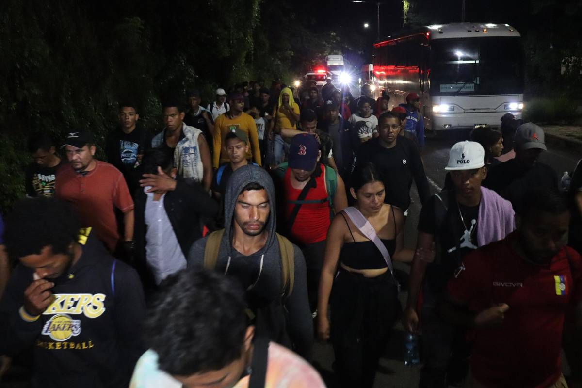 Sale nueva caravana con cerca de 1,000 migrantes desde sur de México