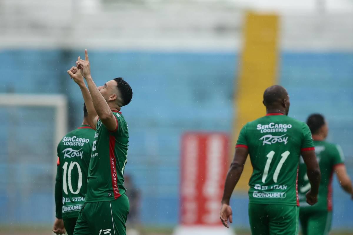 Ángel Tejeda marcó el segundo gol de Marathón ante Victoria en la Copa LA PRENSA.