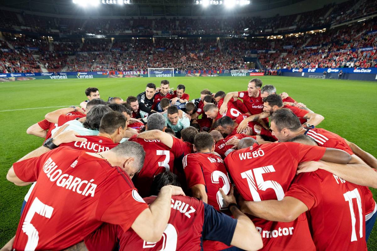 Osasuna recibió el duro castigo este martes.