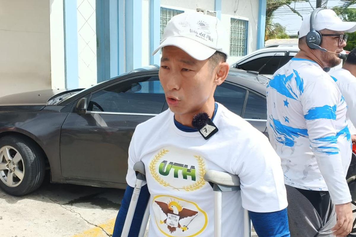 Shin Fujiyama llegará en silla de ruedas a Choloma