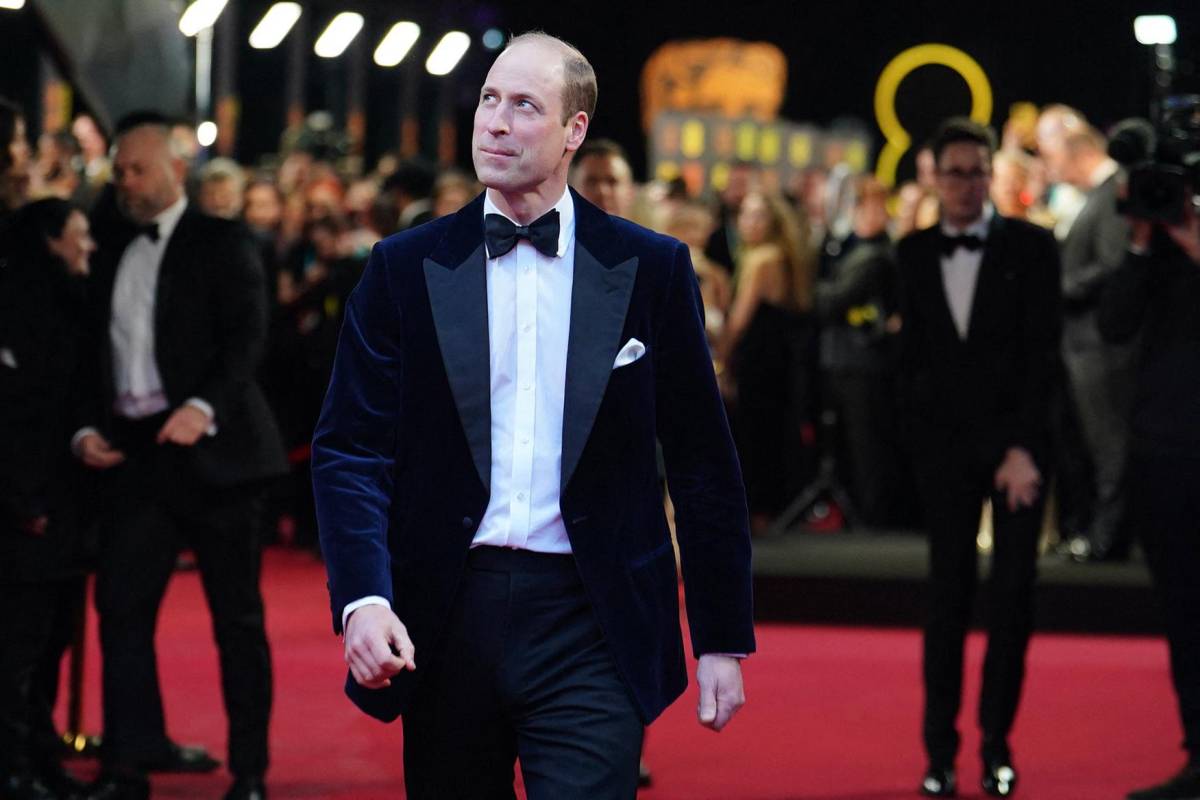 El príncipe William acudió solo a los premios BAFTA