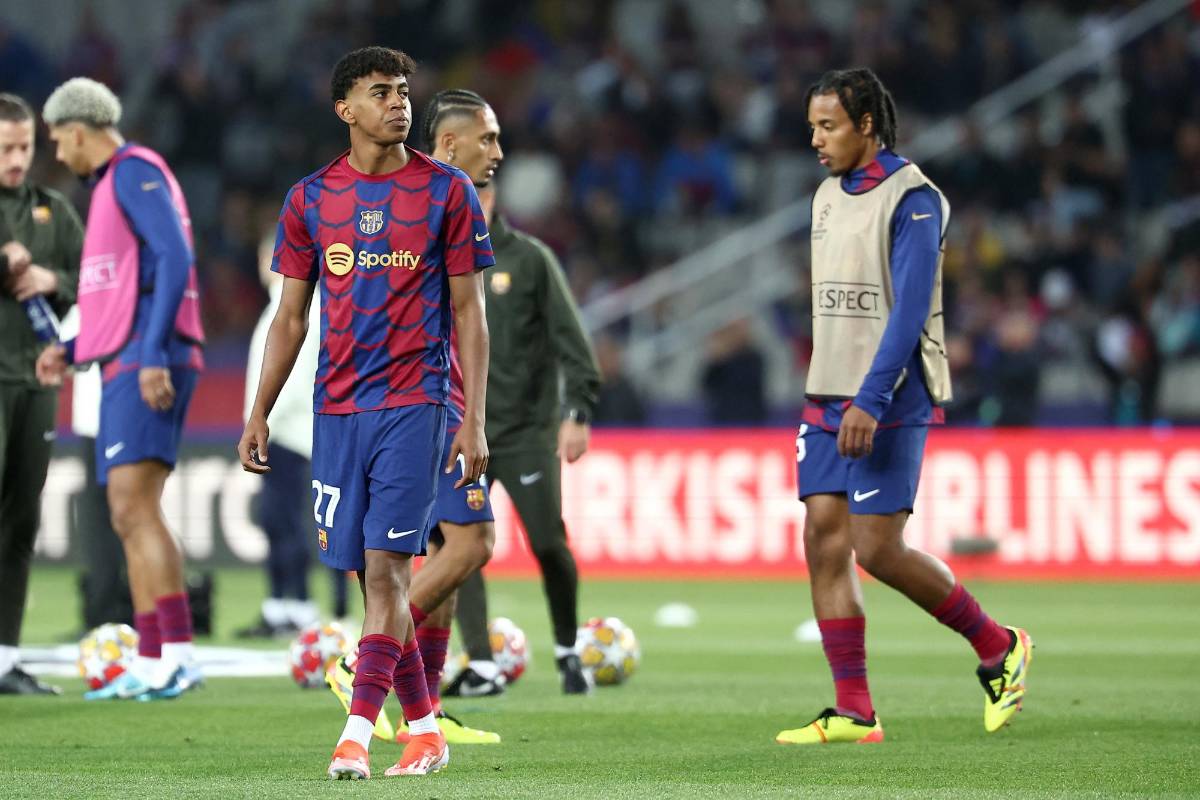 Enrenamiento del Barcelona previo al duelo ante el PSG.