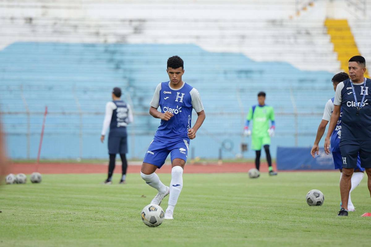 Erick André es uno de los cuatro legionarios de la Sub-17 de Honduras.