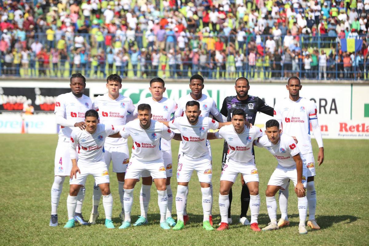 El 11 titular del Olimpia que enfrenta al Olancho FC.