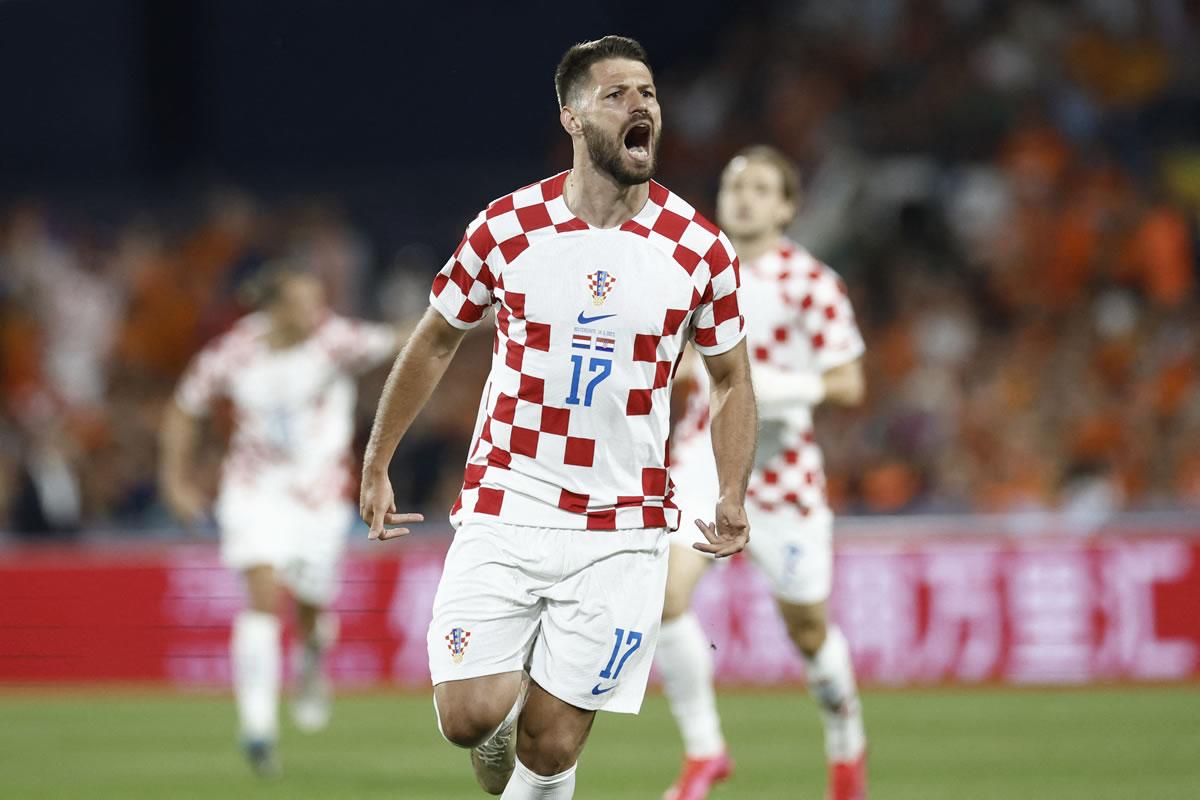Petkovic entró de cambio y anotó el gol de la ventaja para Croacia.