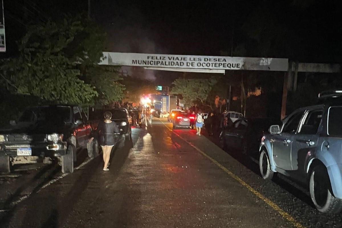 Protestan en Ocotepeque tras 35 horas sin energía eléctrica
