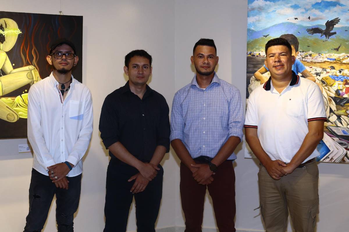 Se realiza exposición pictórica en SPS con artistas hondureños