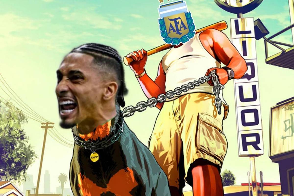 Memes de la goleada de Argentina a Brasil: burlas a Raphinha y Vinicius