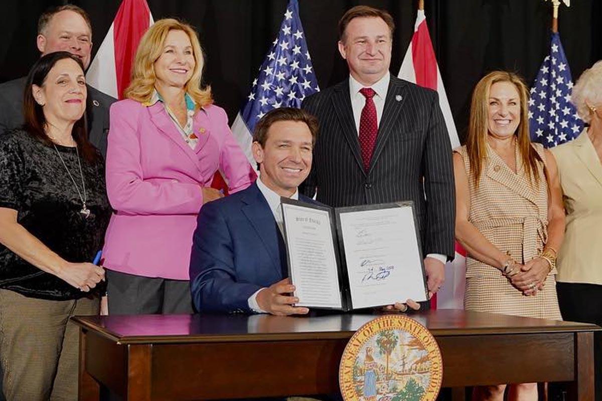 Ron DeSantis, gobernador de Florida.
